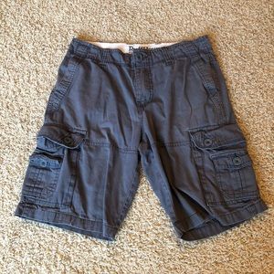 Gray Cargo shorts